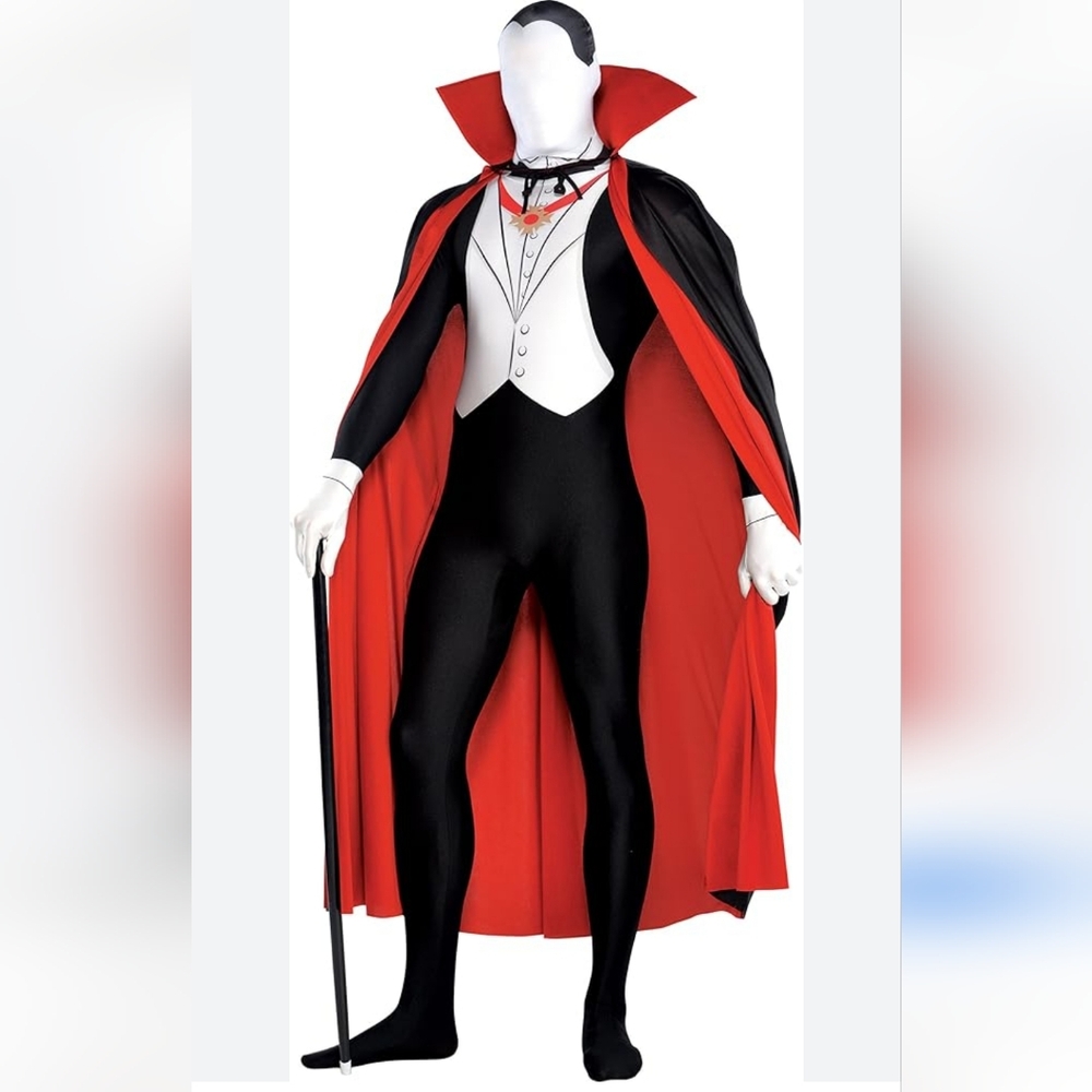 Adult Vampire Party Suit Men's Size L